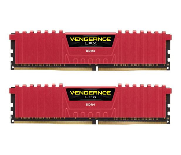 Corsair 16GB (2x8GB) 2133MHz CL13 Vengeance LPX Red - 257997 - zdjęcie